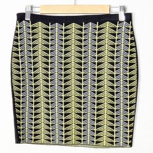 Rachel Rachel Roy Women’s Skirt Office Chic Modern Classic Geometric Knit Size M